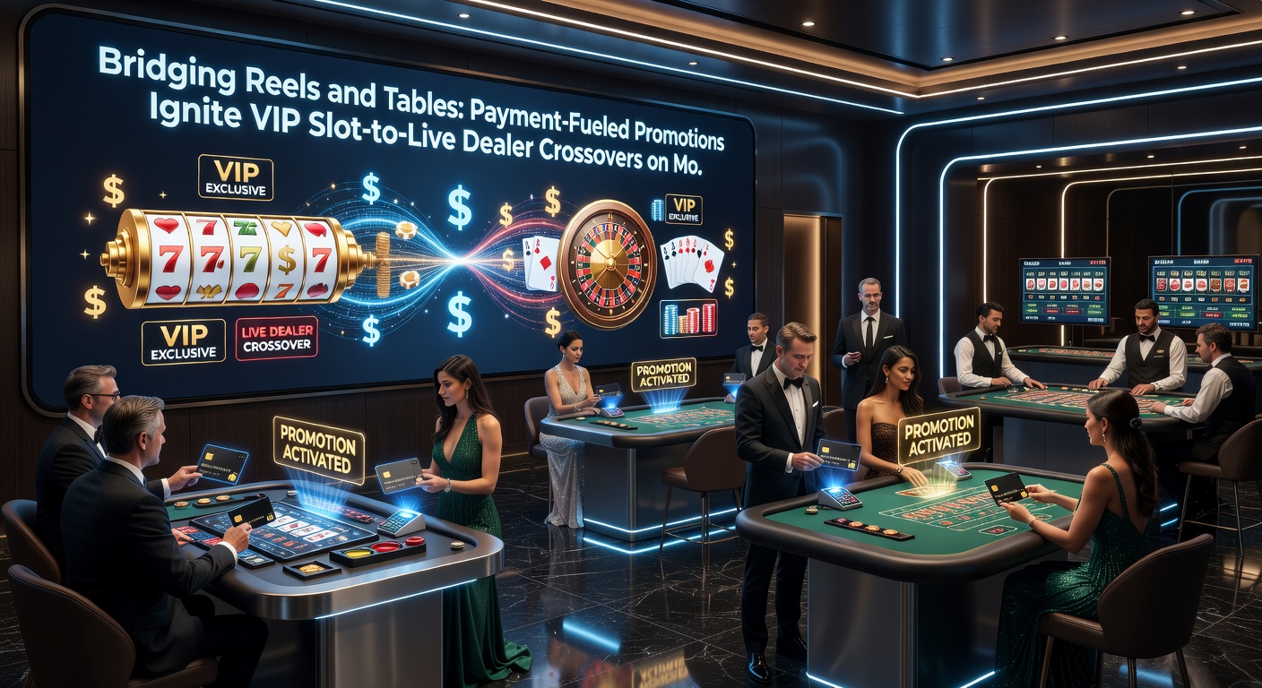 Grafik mit Zahlungs-Icons, Slot-Symbolen und Live-Dealer-Elementen auf Mobile-App