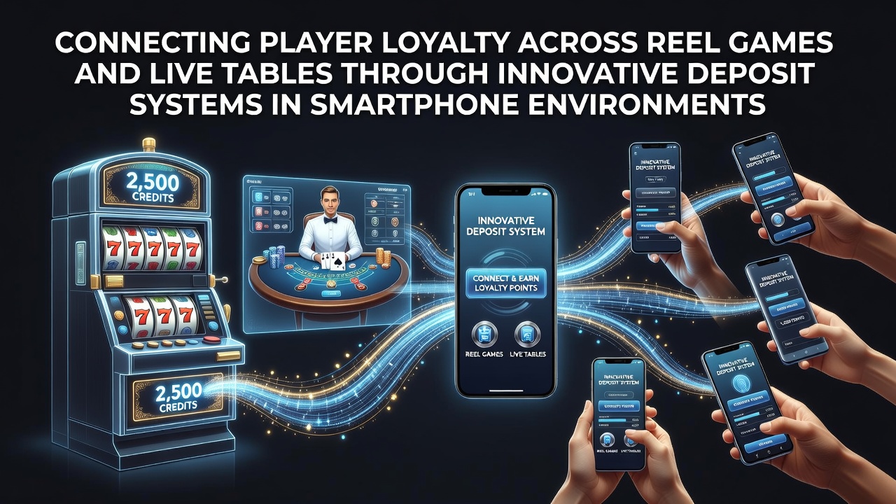 Smartphone zeigt Casino-App mit nahtloser Einzahlung zwischen Slots und Live-Tischen