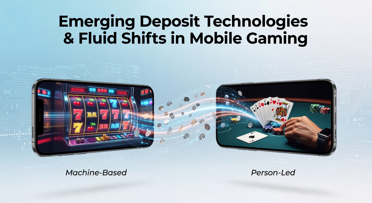Mobile Casino App mit nahtlosen Einzahlungsoptionen zwischen Slots und Live-Tischen