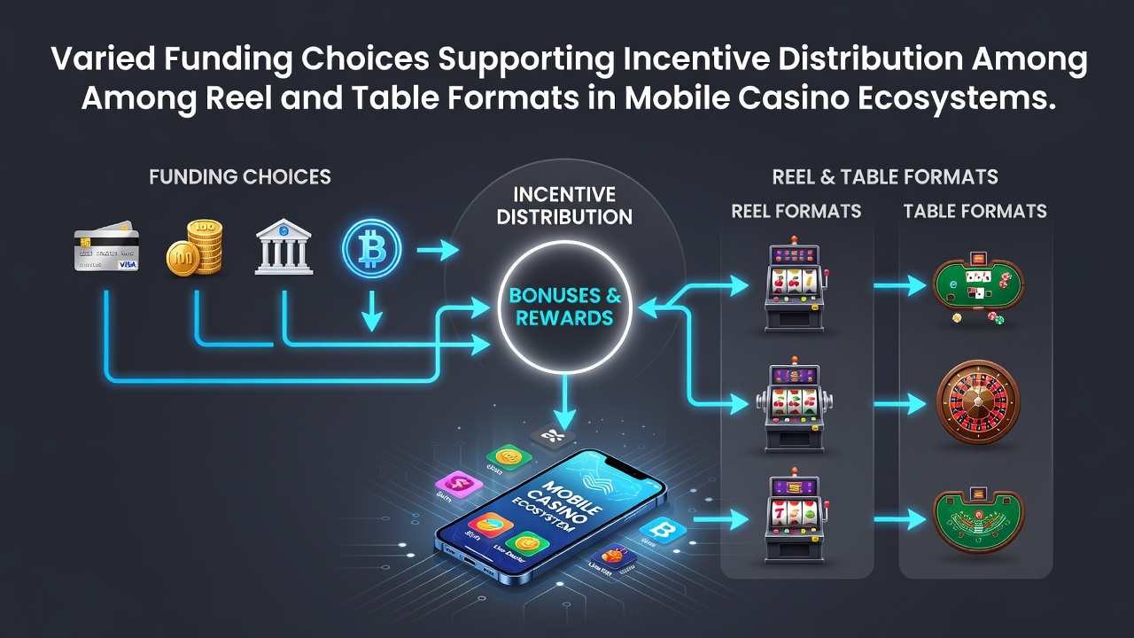 Mobile Casino Plattform mit integrierten Zahlungsoptionen für Slots und Live-Tische